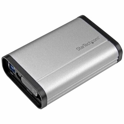 Startech - USB 3.0 rögzítőeszköz nagy teljesítményű DVI videóhoz - 1080p 60fps - Alumínium - TAA- USB32DVCAPRO