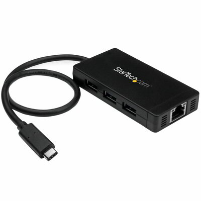 Startech - 3 portos USB-C hub gigabites Ethernettel - HB30C3A1GE