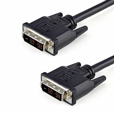 Startech - 2 m-es DVI-D Single Link kábel - DVIDSMM2M