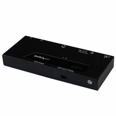 Startech - 2 portos HDMI kapcsoló automatikus és prioritásváltással - VS221HDQ