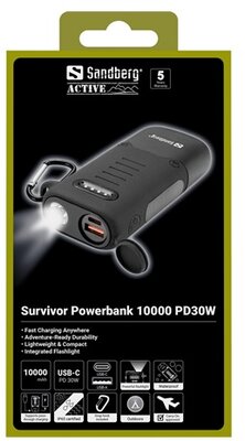 Sandberg - Survivor Powerbank 10000 PD30W - 421-11