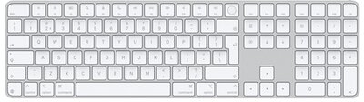 Apple Magic Keyboard (2024) w Touch ID and Numeric Keypad - Hungarian - White Keys