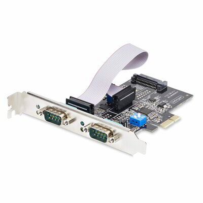 Startech - 2 portos soros PCIe kártya - 2S232422485-PC-CARD