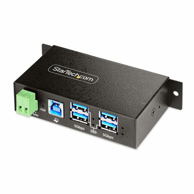 Startech - 4 portos menedzselhető USB hub 4x USB-A csatlakozóval - 5G4AINDRM-USB-A-HUB