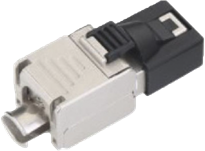 NIKOMAX Csatlakozó Dugó, STP, CAT6a, Szerszám nélkül szerelhető SH-MT - NMC-RJ88SA2-SH-MT