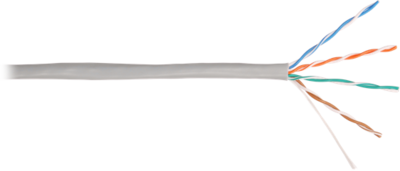 NIKOMAX Falikábel U/UTP CAT5e PVC, BC, 24AWG, beltéri, 305m, szürke - NMC 4100A-GY