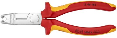 KNIPEX Fogó,Huzalcsupaszító fogó,165 mm, 8-13mm, szigetelt - 13 46 165