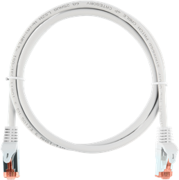 NIKOMAX - S/FTP CAT6a LSOH, 2m, fehér - NMC-PC4SA55B-ES-020-C-WT