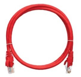 NIKOMAX - S/FTP CAT6a, PVC, 1m, piros - NMC-PC4SA55B-010-RD