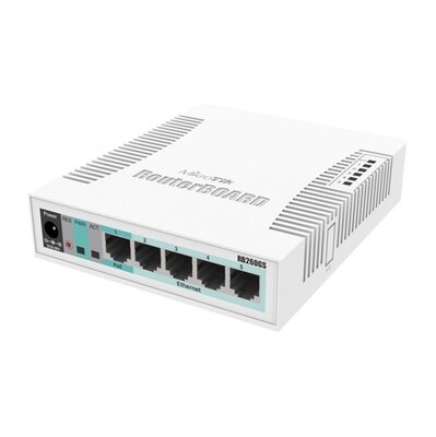 MIKROTIK - Cloud Smart Switch RB260GS - CSS106-5G-1S