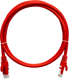 NIKOMAX - UTP, CAT6, PVC, 3m, piros - NMC-PC4UE55B-030-RD