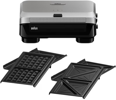 Braun - SM5005 2in1 ezüst gofri - szendvicssütő