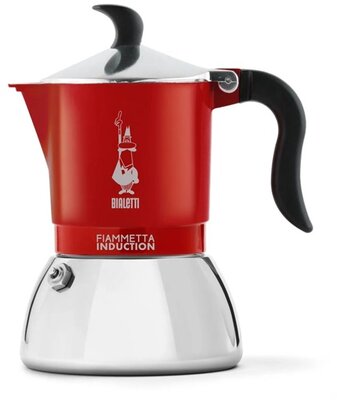 Bialetti - Fiammetta piros 2 személyes indukciós kotyogós kávéfőző