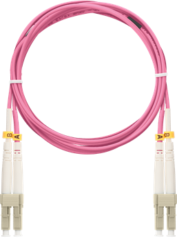 NIKOMAX - LC - LC, MM 50/125, OM4, duplex, 5m, magenta - NMF-PC2M4C2-LCU-LCU-005