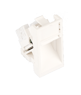 NIKOMAX Mosaic betét 22, 5x45mm, 1 portos, Cat 5e, modullal - NMC-PM1UD2-AH-WW