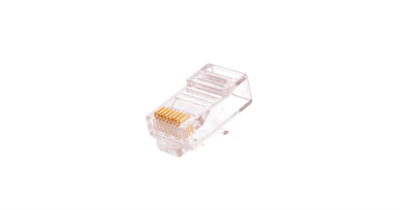 NIKOMAX Csatlakozó Dugó UTP, CAT6, RJ45/8P8C, 50 µ, univerzális, 100 db-os csomag - NMC-RJ88RZ50UE1-100