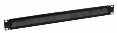 NIKOMAX Kefés panel, 1U, fekete - NMC-OK-BRSH-1U-BK
