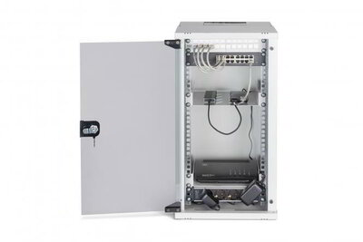 Assmann - DIGITUS SOHO Pro hálózati készlet, 254 mm (10") - 12U, 315 x 300 mm (Szé x Mé) - DN-49104-SET