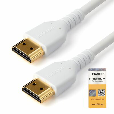 Startech - 2 m-es (6 láb) vékony HDMI kábel - RHDMM2MPW