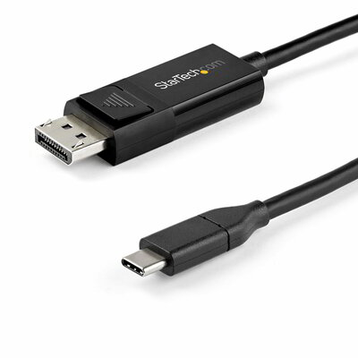 Startech - 2 m-es (6,6 láb) USB C - DisplayPort 1.4 kábel - CDP2DP142MBD