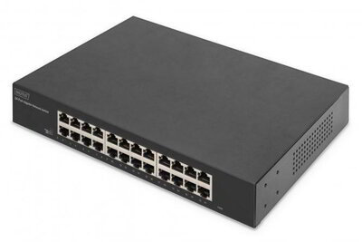 Assmann-DIGITUS 24 portos gigabites switch, 19 hüvelykes, nem menedzselhető - DN-80113-2