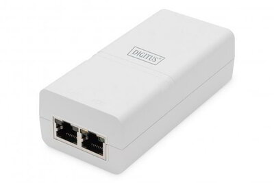Assmann - 30W 1G ETHERNET POE+ INJECTOR 802.3AT SMALL HOUSING WHITE - DN-95132