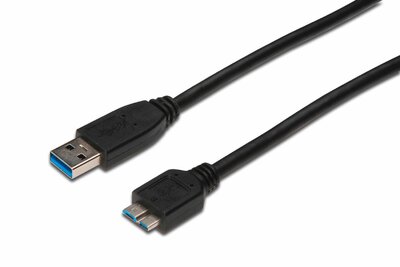Assmann-DIGITUS USB 3.0 csatlakozókábel 0,25m - AK-300117-003-S