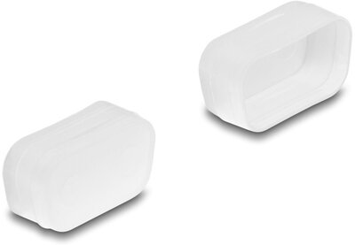 Delock 2 db. fekete borítás por ellen D-Sub 9 / D-Sub 15 VGA áttetsző - 67120