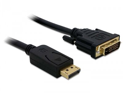 Delock Displayport - DVI 24+1 kábel, apa - apa 5,0m - 82593