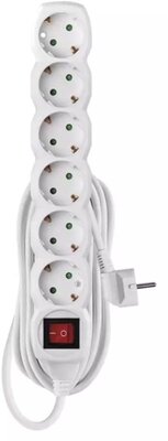 Emos P1625R 6 aljzat 5méter 1,5mm2 kapcsolós hosszabbító