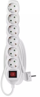 Emos P1622 6 aljzat 2méter 1mm2 kapcsolós hosszabbító