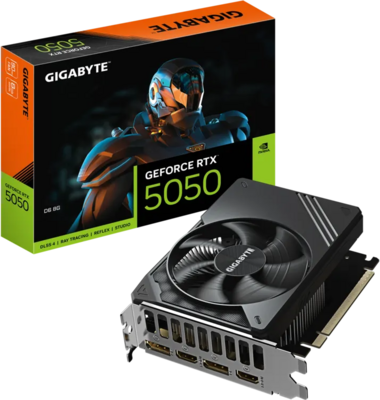 GIGABYTE - nVIDIA RTX 5050 8GB DDR6 - GV-N5050D6-8GD
