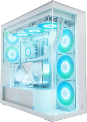 ARCTIC - Xtender számítógépház (with Vertical GPU Mounting) - White - ACPCC00017A