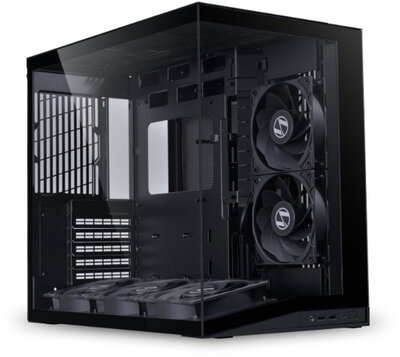 Lian Li O11D Mini V2 Flow, Midi-tower ház,edzett üveg - fekete - O11DMIV2FX