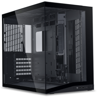 Lian Li O11D Mini V2, Midi-tower ház,edzett üveg - fekete - O11DMIV2X