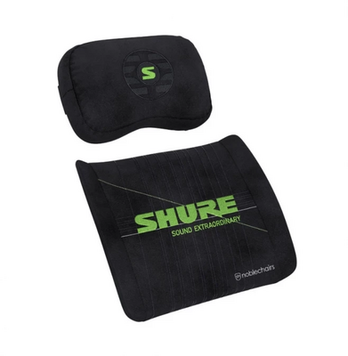 Gamer szék kiegészítő noblechairs Memóriahabos párnaszett Shure Edition Fekete - NBL-SP-PST-029"