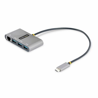 Startech - 3 portos USB-C hub Ethernettel - HB30C3A1GEA2