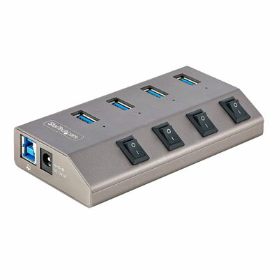 Startech - 4 portos, saját tápellátású USB-C hub - 5G4AIBS-USB-HUB-EU