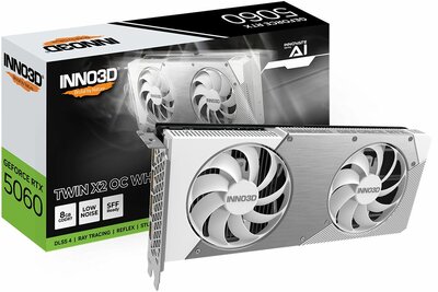Inno3D RTX5060 - TWIN X2 OC WHITE - N50602-08D7X-195070W