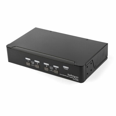 Startech - 4 portos DisplayPort KVM kapcsoló - 4K 60Hz - SV431DPUA2