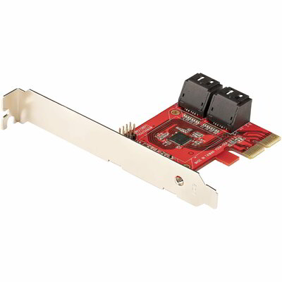 Startech - SATA PCIe kártya - 4 portos PCIe SATA bővítőkártya - 4P6G-PCIE-SATA-CARD