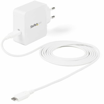 Startech - USB C fali töltő - USB C laptop töltő 60W PD - 2 m-es kábel - WCH1CEU