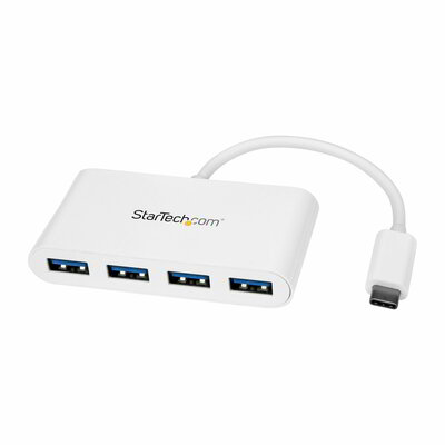 Startech - 4 portos USB C Hub 4x USB-A porttal - HB30C4ABW