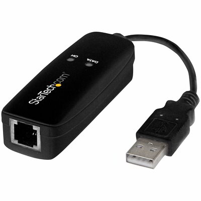 Startech - USB 2.0 faxmodem - 56K külső hardveres betárcsázós V.92 modem/adapter/adapter - USB 2.0 faxmodem