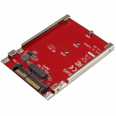 Startech - M.2 - U.2 adapter - M.2 PCIe NVMe SSD-khez - U2M2E125