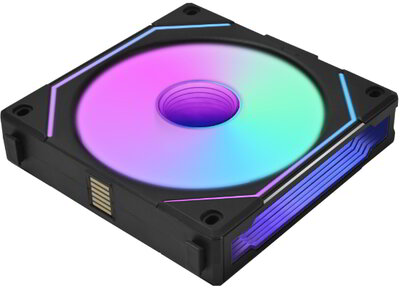 Ventilátor Lian Li UNI FAN SL-INF 120mm ARGB Fordított légáram, PWM 3 db-os csomag Vezérlővel - 12RSLIN3B