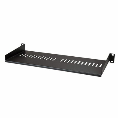 Startech - 1U szerver rack polc - univerzális, szellőzőnyílással ellátott, állványra szerelhető konzolos tálca 19" - CABSHELF1U7V