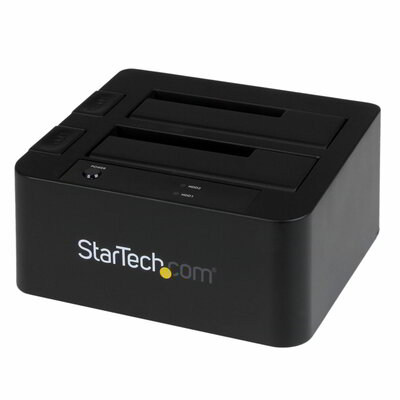 Startech - Kétrekeszes USB 3.0 / eSATA - SATA merevlemez-dokkolóállomás - SDOCK2U33EB