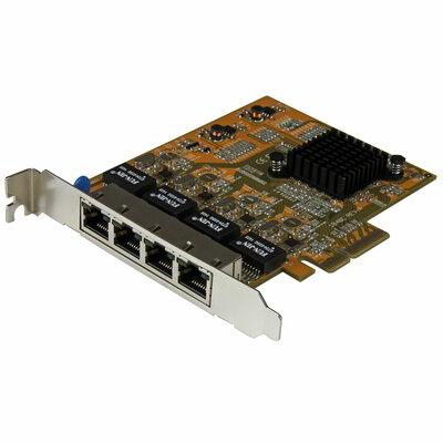 Startech - 4 portos PCIe gigabites hálózati adapterkártya - ST1000SPEX43