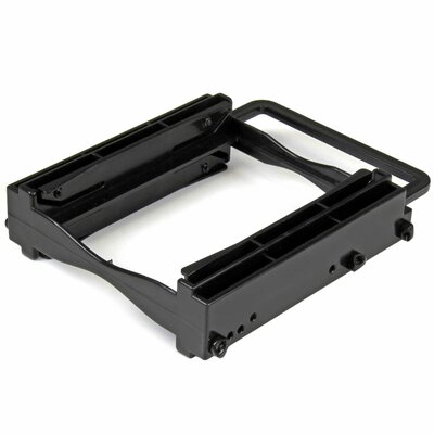 Startech - Kettős 2,5"-es SSD/HDD rögzítőkonzol 3,5"-es meghajtórekeszhez - BRACKET225PT